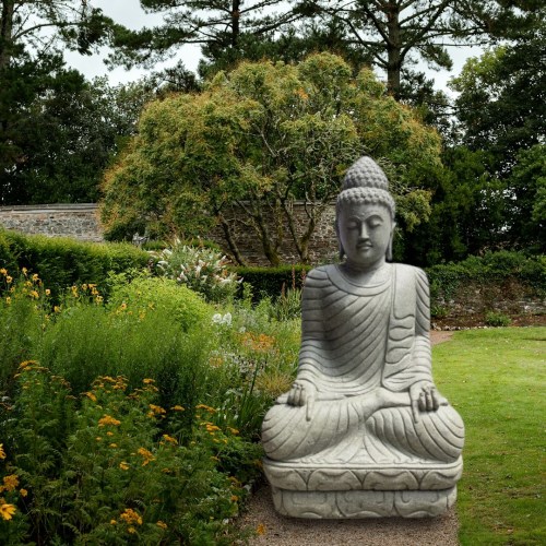 SEATED BUDDHA HANSI 150 CM FRONT5_500x500